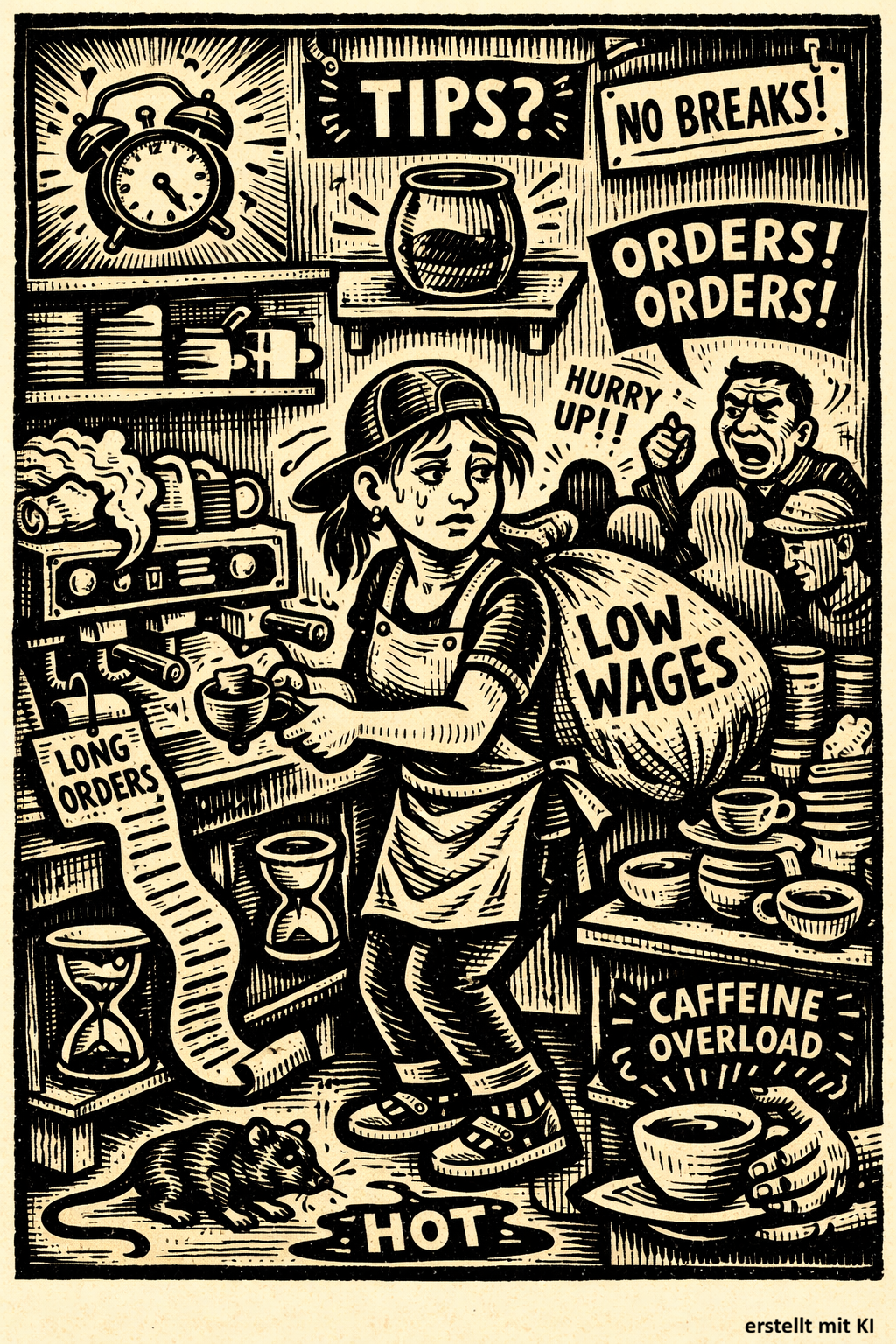 Zwischen Latte Art und Existenzangst