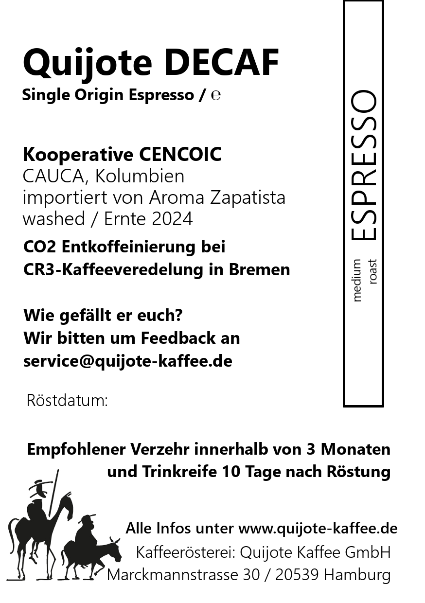 ESPRESSO - Quijote DECAF